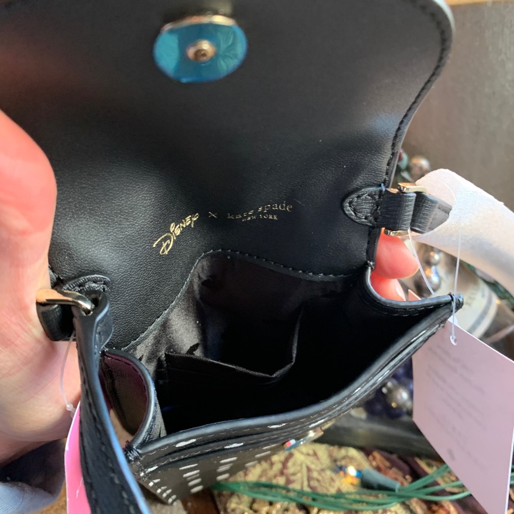 Authentic KATE SPADE Saffiano leather snap flap Minnie Bow crossbody - Picture 7 of 13